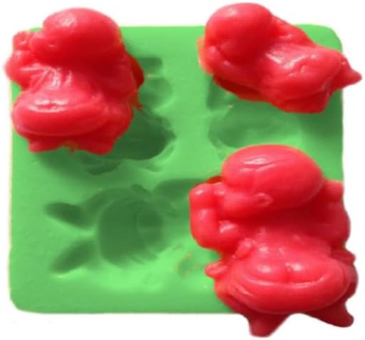Alternative view of 3 Lü Uyuyan Bebek Şeklinde Silikon Pasta Ve Seker Hamuru Kalibi 5X3X2 Cm Ço-37