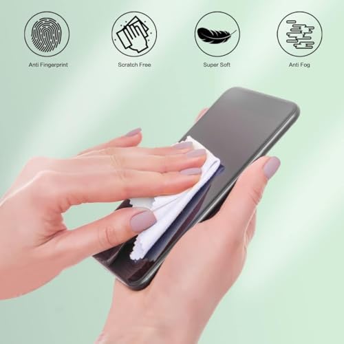 Alternative view of 5'li Mikrofiber Gözlük Temizleme Bezi | Çiziksiz Lens Temizleme Bezi | Gözlük, Kamera, Telefon, Tablet ve Ekran Temizlik Bezi | Tüy Bırakmaz, Yıkanabilir, Yeniden Kullanılabilir