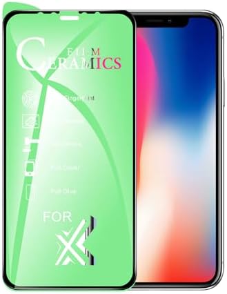 Apple iPhone X ile Uyumlu Ekran Koruyucu Parlak Seramik Nano - Görsel 3