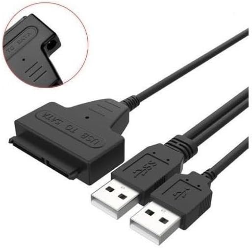 USB 2.0 2.5 3.5 İnç Sata SSD Hdd Hard Disk Dc Güç Çevirici Dönüştürücü Adaptör Kablosu ve Uyumlu Adaptör