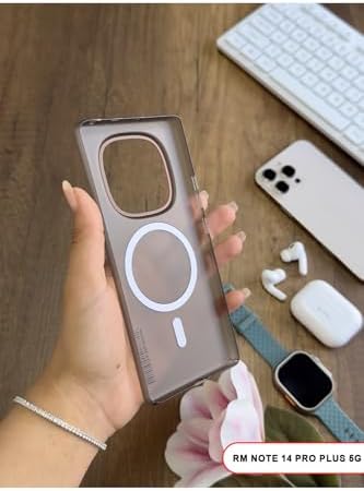 Alternative view of Magsafe Mat Sert KLEİN Kılıf Siyah Redmi Note 14 Pro Plus 5G ile uyumlu
