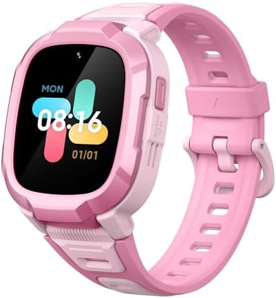 P6 Pembe GPS Destekli 4G Akıllı Çocuk Saati - Görsel 3