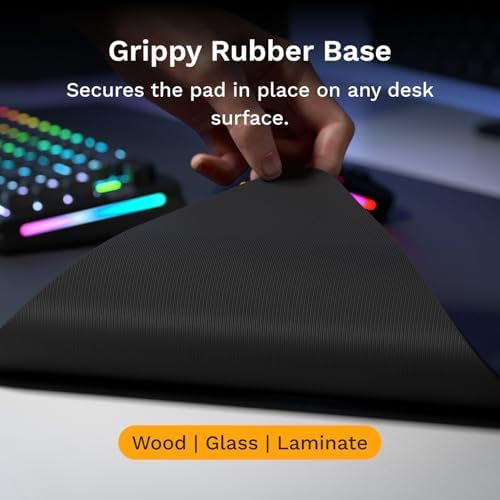 Glorious Oyun Fare Altlığı GMP 2 – XL – Su sıçramasına dayanıklı fare altlığı, tüm oyun sensörleri için optimize edilmiştir, hız ve kontrol için, çerçevesiz tasarım – 460 mm x 355 mm x 3 mm – XL