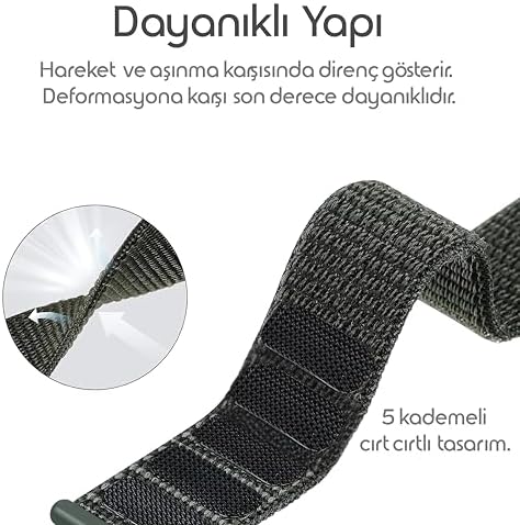 ile Uyumlu Yeni Nesil Bağlantı Hasırlı Kumaş Kordon Galaxy Watch 7/6/5/4 Serisi için Galaxy Watch 7 Kordon (40mm/44mm) Watch 6/4 Classic (47/43/42mm) Watch 5 Pro Uyumlu - Görsel 3