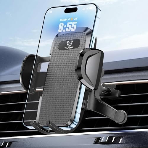 2 MODLU Klima + Torpido Araç Telefon Tutacağı Cam Havalandırma Vantuzlu Araba Telefon Tutucu TT01