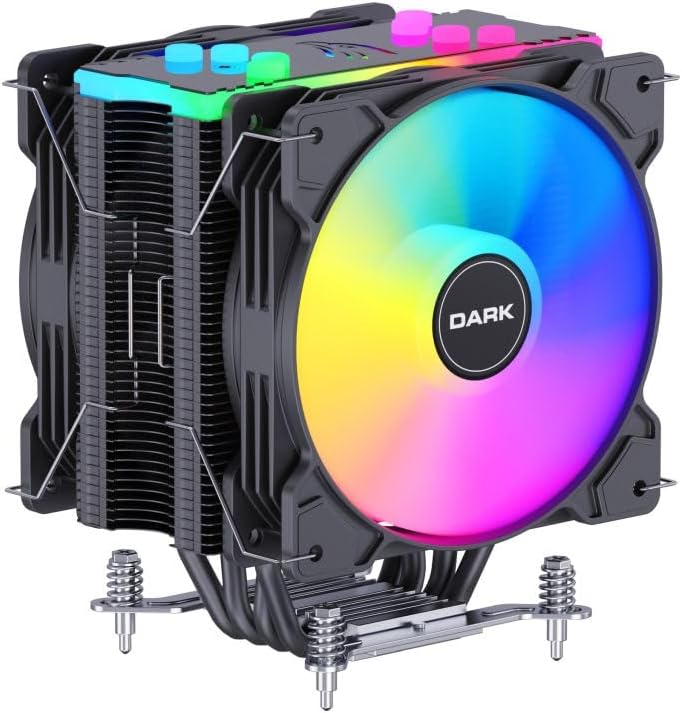 Alternative view of Dark Freezer X129 2xAddresseble RGB LED Fanlı Kule Tipi Soğutucu (DKCCX129)