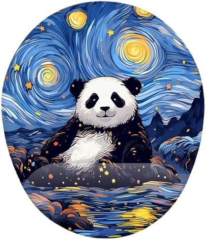 Alternative view of Van Gogh Panda Bilek Destekli Mouse Pad