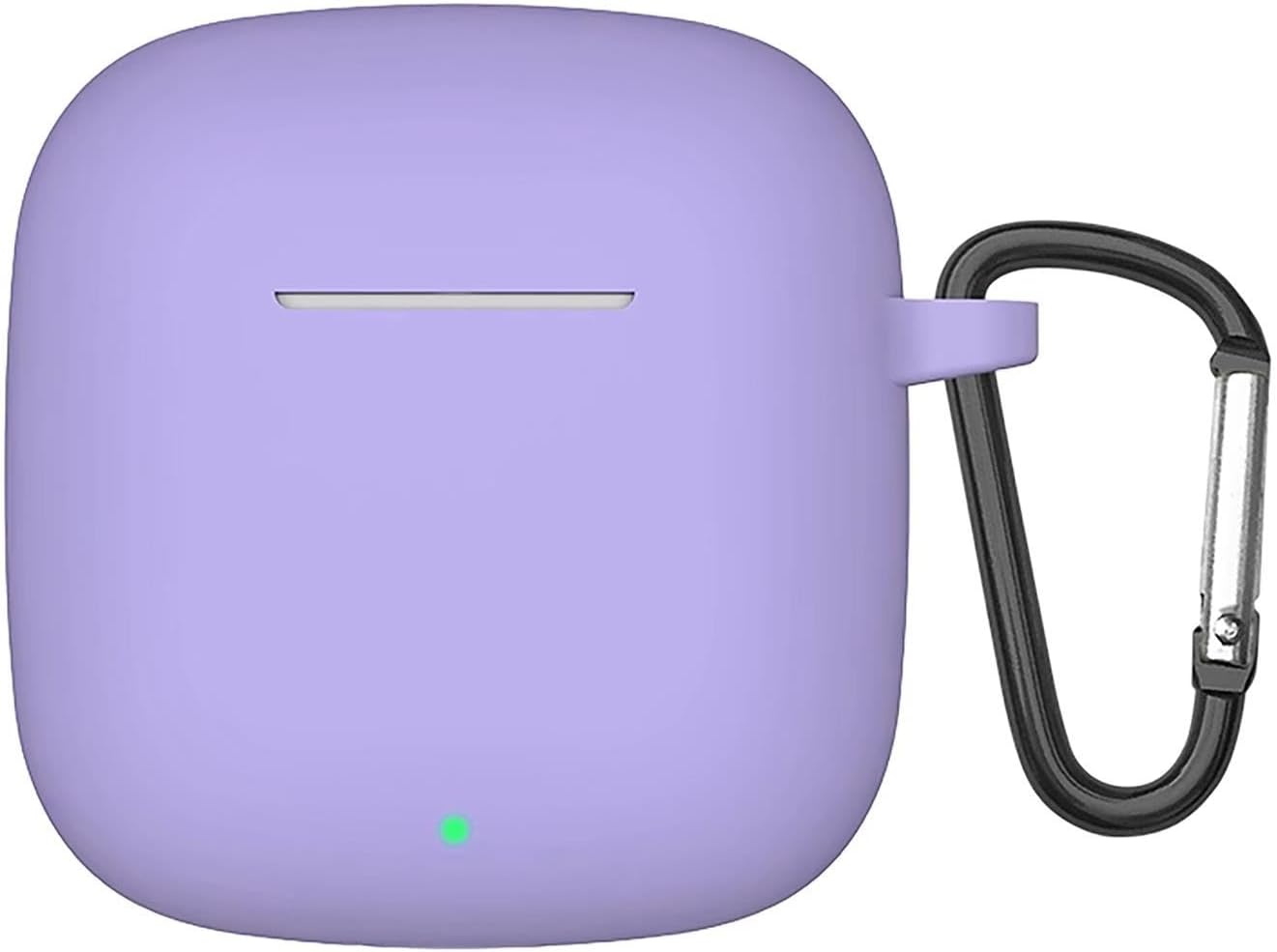 Nanospace FreeBuds SE 2 İle Uyumlu yumuşak kapak darbeye Karşı Koruma yıkanabilir konut Anti toz Kılıfı Lİla Renk - Görsel 2