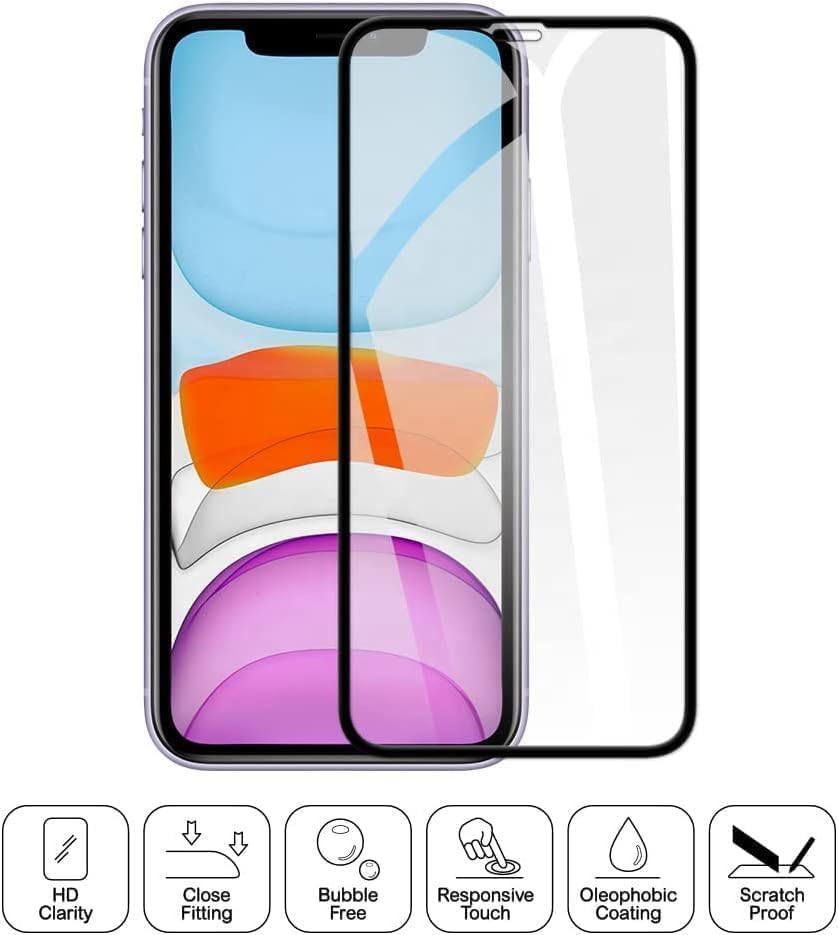 iPhone Ekran Koruyucu Tam Kapsamlı Koruyucu Cam Slim Fit 2 Adet (iPhone 16 Plus) - Görsel 3