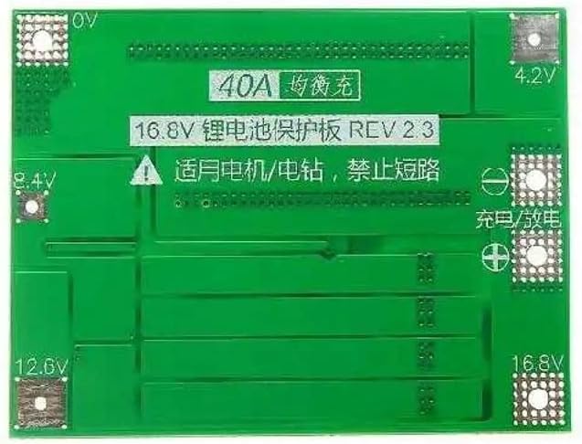 Alternative view of 4S 40A BMS Balans Şarj ve Koruma Modülü