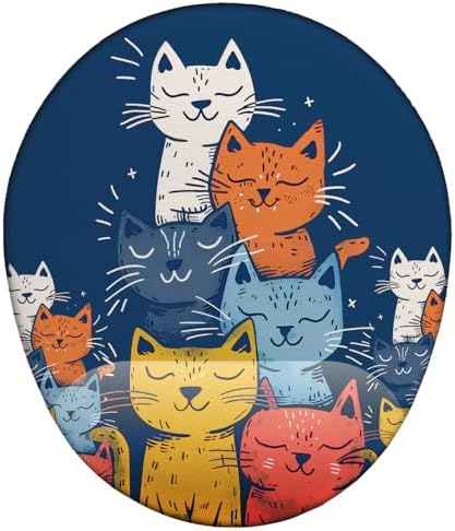 Renkli Sevimli Kediler Mouse Pad
