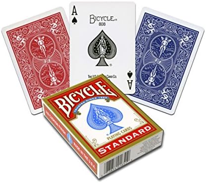 Rider Back International Standard Endeks, Poker Boyu, 1 Deste, Kırmızı veya Mavi - Görsel 3
