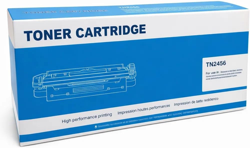 Brother TN-2456 Uyumlu Muadil Toner, Yüksek Baskı Kalitesi, Uzun Ömürlü, Çipli, Lazer Yazıcı Kartuşu, Ofis Ev Okul İçin, Profesyonel Kalite (Siyah) - Görsel 3