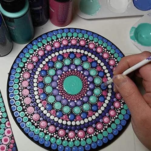 Alternative view of Mandalart Fabric Dot Kalemi 4'lü Metal Büyük Boy