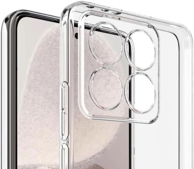 Xiaomi 14T Pro Şeffaf Silikon Telefon Kılıfı