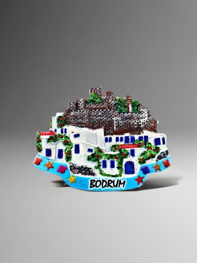 Alternative view of BODRUM TEMALI POLYESTER MAGNET