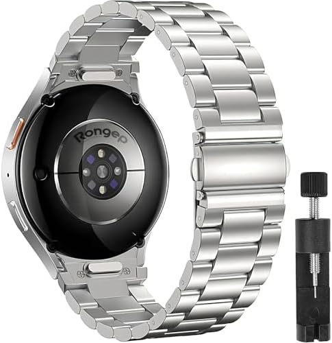 ile Uyumlu Yeni Nesil Bağlantı Bakla Model 20mm Çelik Kordon Galaxy Watch 7/6/5/4 Serisi için Galaxy Watch 7 Kordon (40mm/44mm) Watch 6/4 Classic (47/43/42mm) Uyumlu - Görsel 3