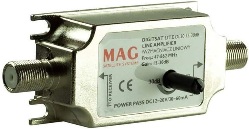 Alternative view of MAG AYARLI HAT KUVVETLENDİRİCİ INLINE AMPLIFIER (10-30DB)