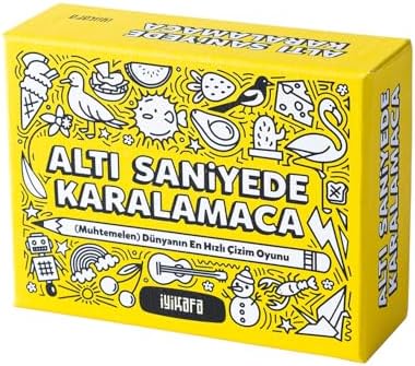 Alternative view of Altı Saniyede Karalamaca – Çizim Parti Kutu Oyunu | Çiz, Tahmin Et, Puan Kazan | 2+ Oyuncu 8+ Yaş | Eğlence Garantili Anlar