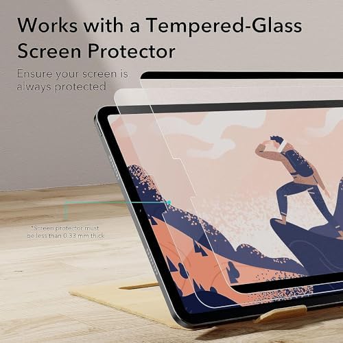 ipad 10.9 kağıt hissi Mıknatıslı Çıkarılabilir Ekran Koruyucu Air 4 Pro 11 2018/2022 MAT ekran Koruyucu Çizim ve Yazma - Görsel 3