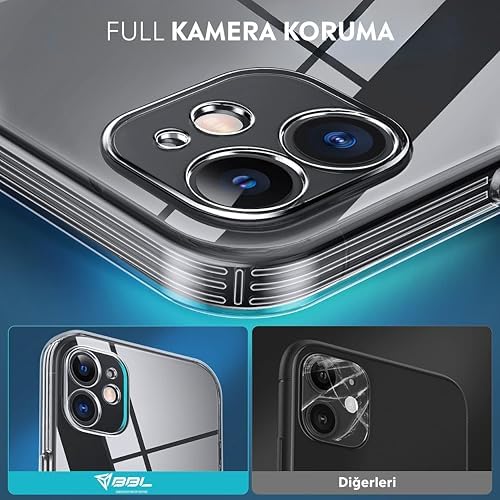 Apple İPhone 11 Kamera Korumalı Şeffaf Silikon Kılıf - Görsel 3