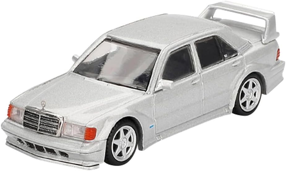 Mini GT 1/64 Mercedes-Benz 190E 2.5-16 Evolution II Astral Silver - Blister Paket MGT00852-BL - Görsel 2