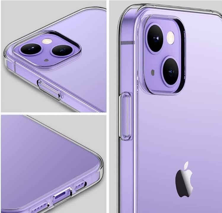 Alternative view of Şeffaf Kılıf iPhone 14 Uyumlu Şeffaf Kılıf 14 (6.1'') Şeffaf Silikon Kılıf Transparent iPhone 14 Kılıfı