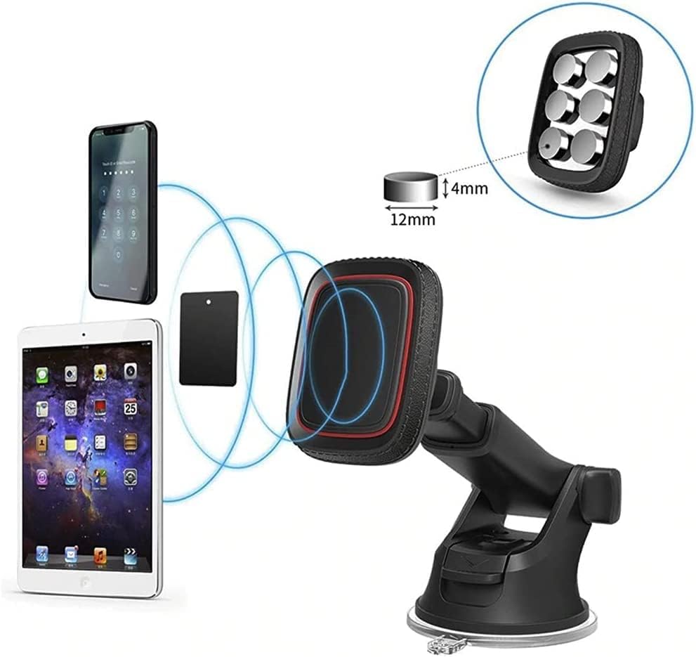 Alternative view of Uzayabilen Vantuzlu Cep Araç Telefon Tutucu Oto Araba Içi Telefon Tutacağı 360 Mıknatıslı Vantuzlu Torpido Cama Yapışan TUTUCU,