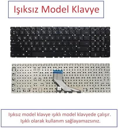 Notebook Klavye - Siyah-Işıksız - Pavilion - 15g-dx0xxx, 15-gw0xxx, 15-gw1xxx, 15m-dr0xxx, 15m-dr1xxx, 15m-ds0xxx, 15m-ed0xxx, 17-bw0xxx, 17-by0xxx, 17-by1xxx Muadili ile uyumlu - HP-120