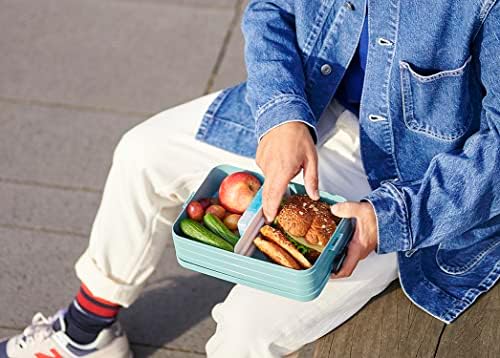 Rosti Lunchbox Take A Break Large A, plastik, Nordic pembe, 25,5 x 17 x 6,5 cm - Görsel 2