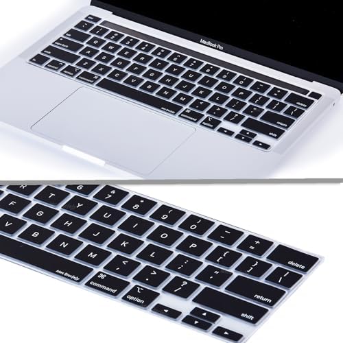 Alternative view of MacBook Pro Klavye Koruyucu US Amerikan Düz Enter – Touch Bar Uyumlu – 13 inç A2251 A2289 A2338 (M1/M2) – 16 inç A2141 – Ultra İnce Siyah