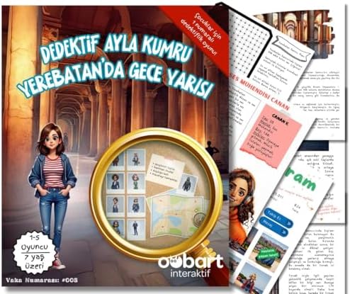 Alternative view of Dedektif Ayla Kumru Yerebatan'da Gece Yarısı, Çocuklar İçin Eğlenceli Dedektiflik Oyunu
