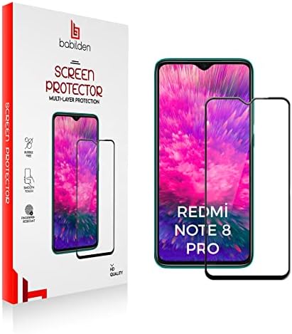 Alternative view of Xiaomi Redmi Note 8 Pro için Tasarlanmış Uçtan Kenara Kapsama Tam Koruma Dayanıklı Temperli Cam