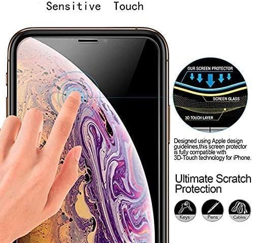 iPhone 11 Pro/iPhone X ve Xs Uyumlu Ekran Koruyucu, iPhone 11 Pro/X ve Xs Modellerine Uyumlu Temperli Ekran Koruyucu Cam HD Kalite görüntü darbe dayanıklı Ekran koruyucu cam - Görsel 3