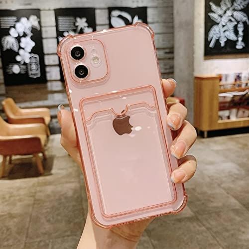 iPhone 13-14 Uyumlu Lüx Kartlıklı Şeffaf Telefon Kılıfı - Görsel 3