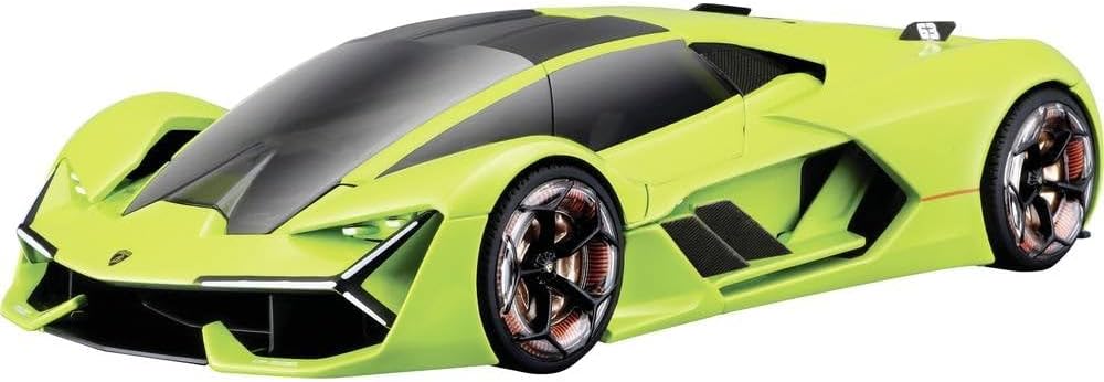 Alternative view of Bburago 1:24 Lamborghini Terzo Millennio Yeşil Model Araba