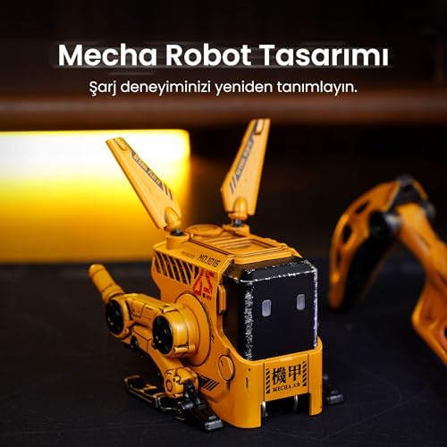 GravaStar Alpha 65 W GaN Hızlı Şarj Cihazı, Çoklu Soketli 3 Bağlantı Noktalı Hızlı Şarj Cihazı, Birleşik Krallık/AB/ABD için Evrensel Şarj Cihazı, iPhone, MacBook, iPad, Galaxy (Sarı)