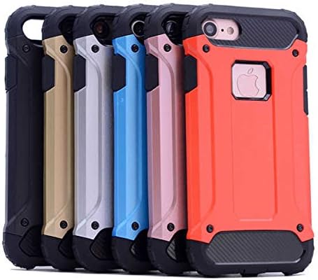Alternative view of Apple iPhone 7 ile Uyumlu Kılıf Çİft Katman Koruyucu Crash Military Tank Kılıf - Rose Gold