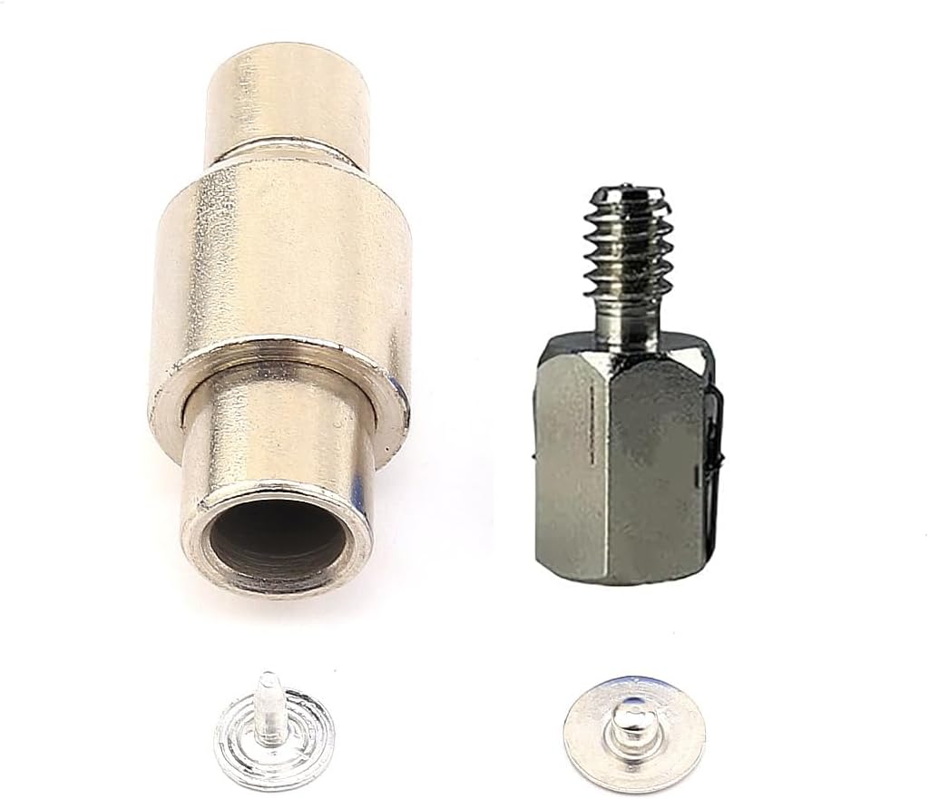 9,5 mm Memeli Perçin Kalıbı, El Presi ile Uyumlu, Üst Diş 1/4 Alt 1/2 Yuva - Görsel 3