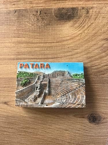 Alternative view of Antik Tiyatro Temalı Dekoratif Buzdolabı Magneti, El Yapımı 3D Kabartmalı Turistik Hediyelik Eşya