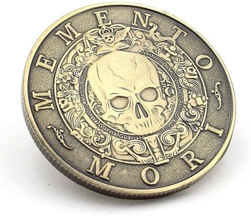 Memento Mori Rönesans Ölümü Hatırla Stoa Şans Coin Metal Para Cp060 - Görsel 3