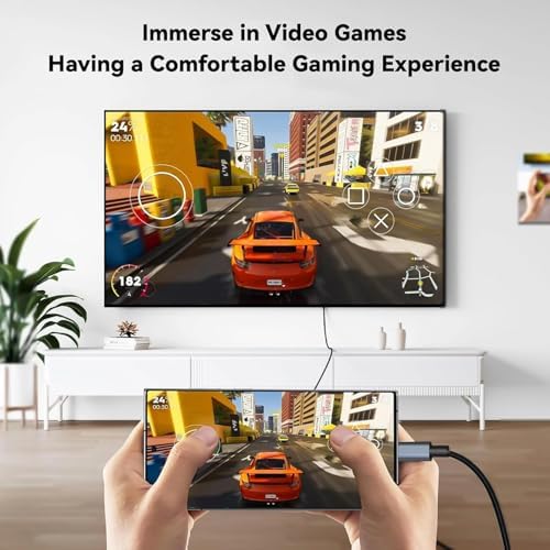 Alternative view of HDMI Çevirici USB C HDMI 4K 60Hz HDMI, 200cm USB C HDMI Adaptör USB C HDMI Uyumlu Thunderbolt Type-C to HDMI 2 Metre Kablo Uzunluğu ZR854