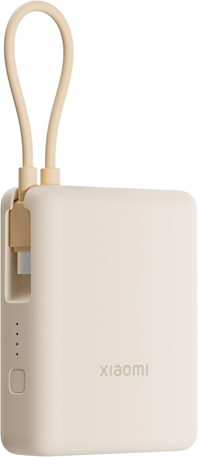 Alternative view of Xiaomi 33W Power Bank 10000mAh (Integrated Cable) Tan GL