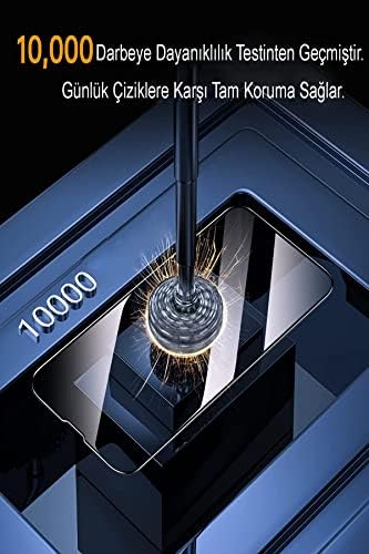 Galaxy M51 ile uyumlu Tam Kaplayan Anti Statik Görünmez Safir Ekran Koruyucu Hayalet Cam - Görsel 3