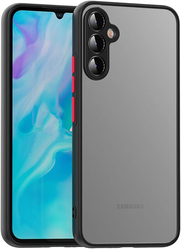 Ehr. Galaxy A15 Uyumlu Kamera Korumalı Arkası Mat Lüx Silikon Kılıf (Siyah, Galaxy A15) - Görsel 3