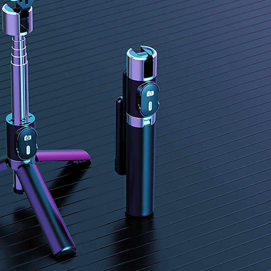 Senon P60 Plus Çok Fonksiyonlu Kumandalı Tripod Ve Selfie Çubuğu Zore Selfi Çubuğu Beyaz