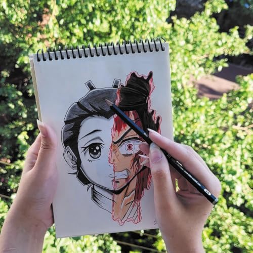 Etika SAHRA A4 Spiralli Eskiz Defteri – 50 Yaprak, 90 gr İnce Dokulu Ivory Kağıt Sketchbook, Çizim ve Boyama Defteri - Görsel 2