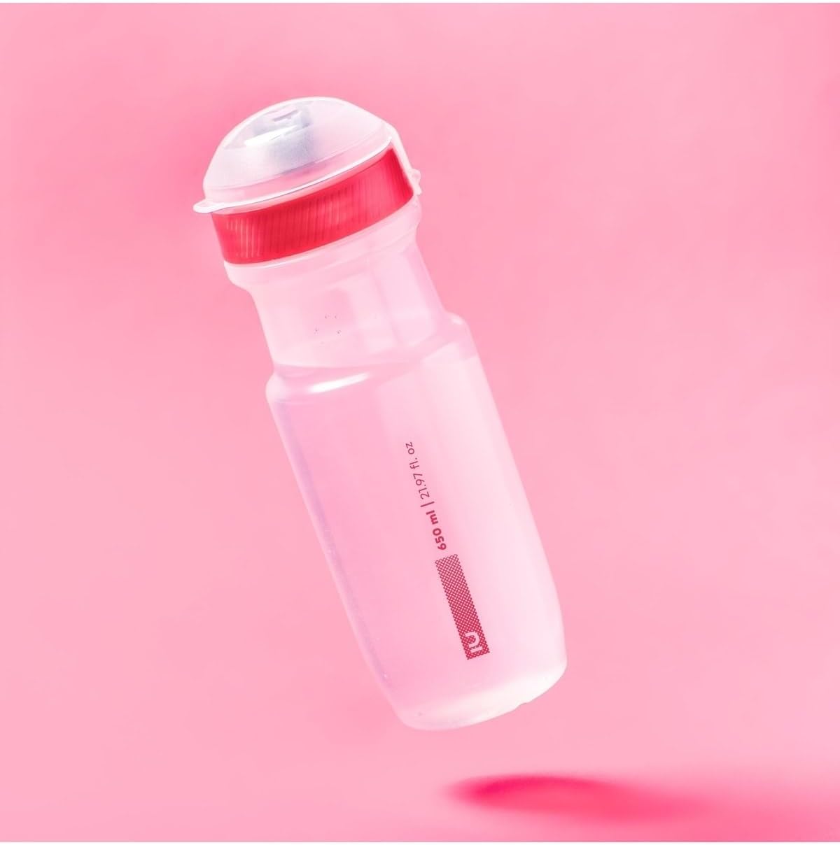 Decathlon-Spor Matara - 650 Ml - Pembe (Koyu fuşya/Neon mercan) - Görsel 2