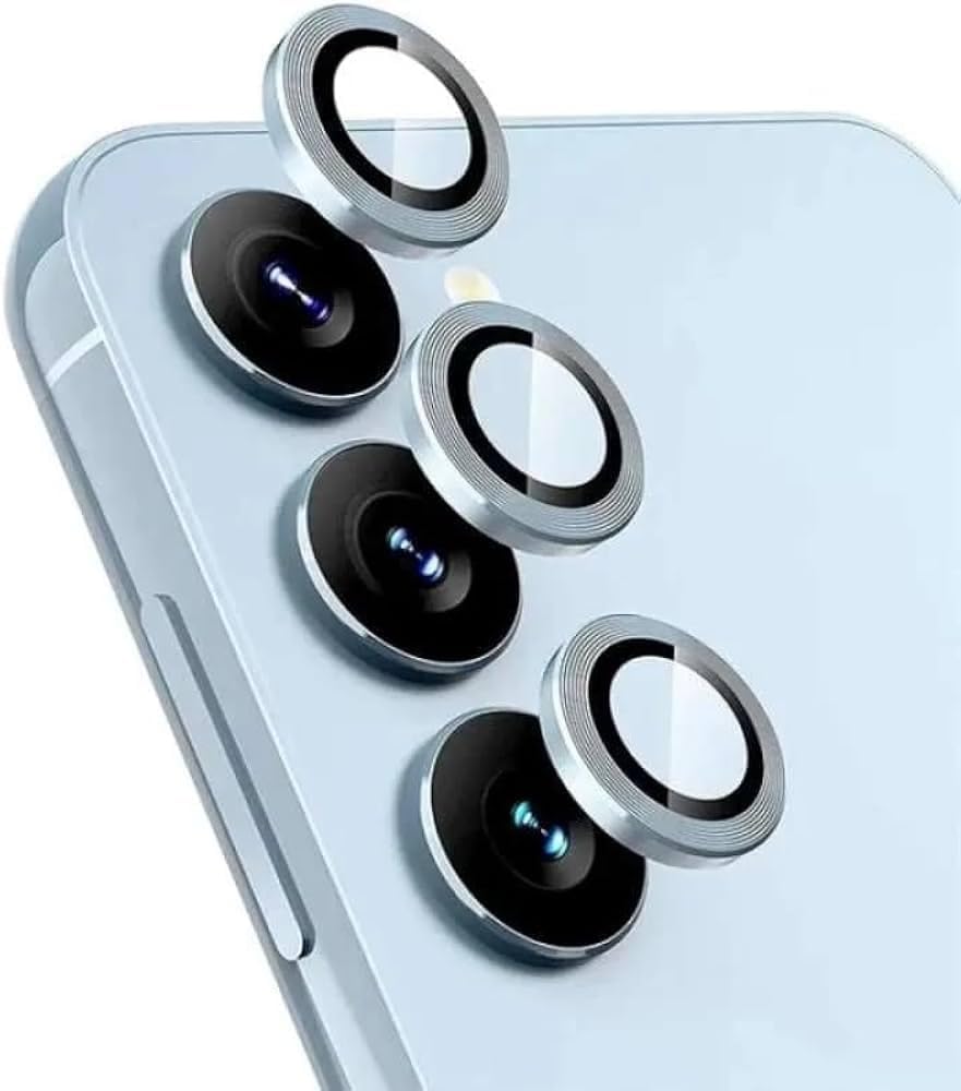 MADNOVA Galaxy S25 Ultra İle Uyumlu Safir Kamera Koruyucu Kolay Kurulum Aparatlı 9H Sertliğinde Safir Kamera Koruyucu (Mavi) - Görsel 2