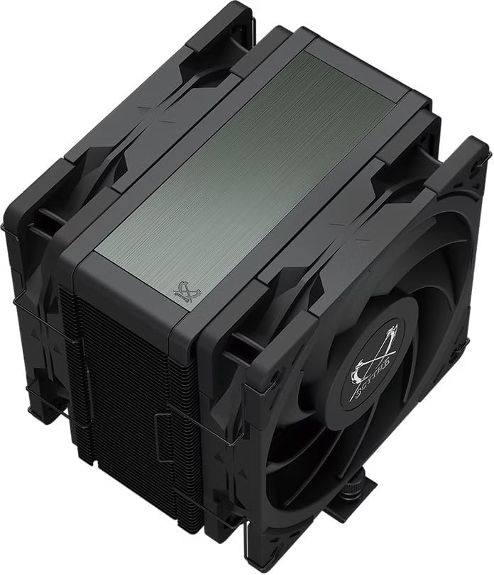 Scythe Kotetsu 4 Dual Fan Black Edition CPU Hava Soğutucu, Intel LGA1700, LGA1151, AMD AM5, AM4 Desteği, 120mm, Tek Kule (Kotetsu 4 Dual Fan Black Edition)